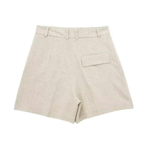 Linen Blend Shorts